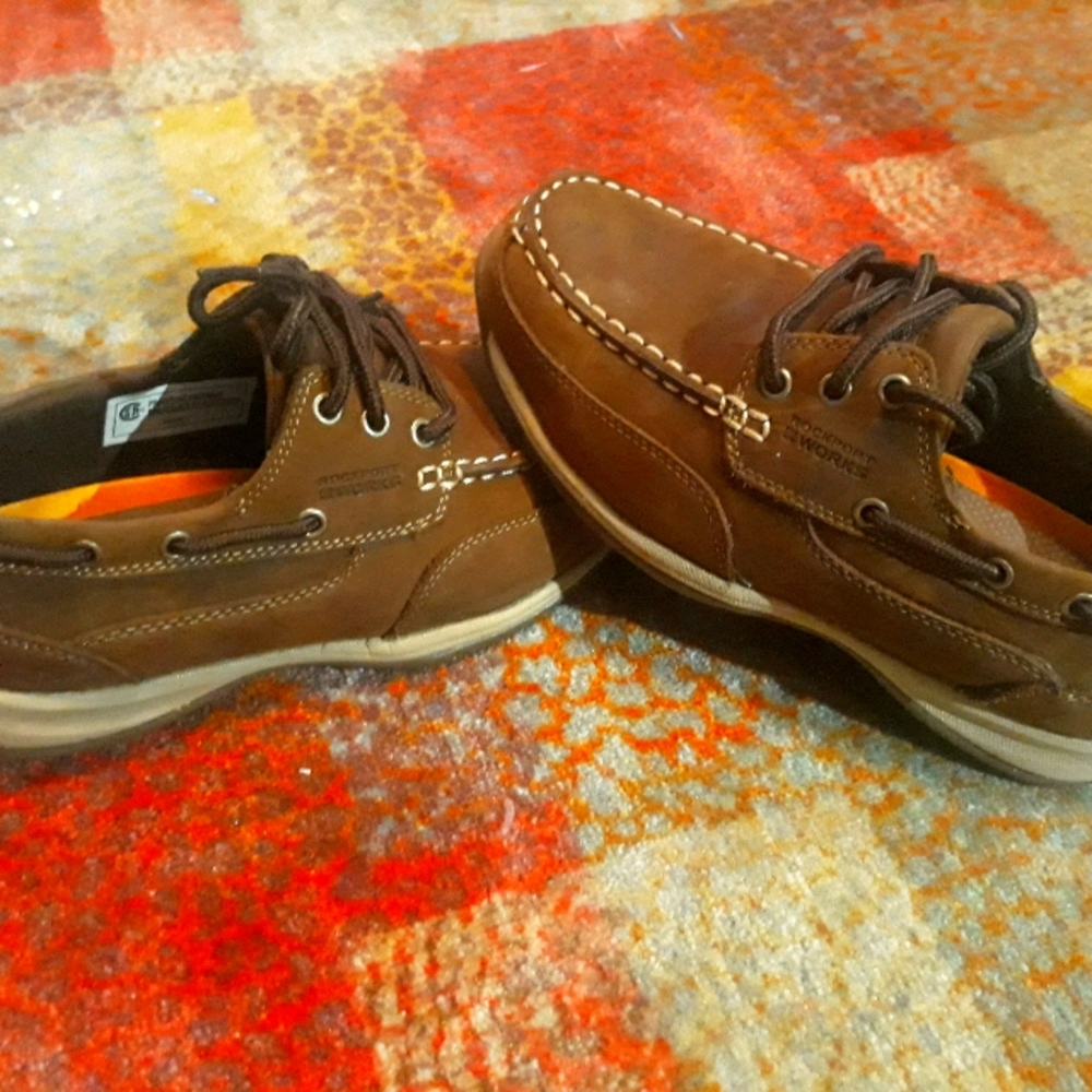Rockport Steel Toe Boat Shoe
